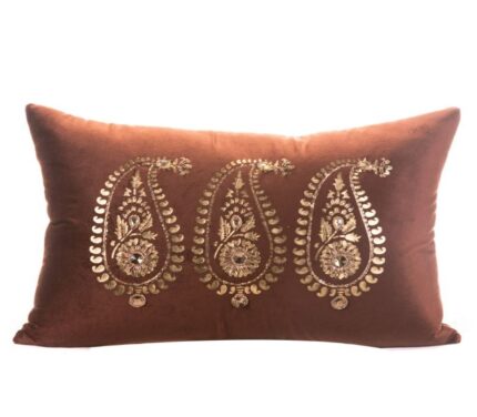 METALIC FOIL PRT PAISLEY